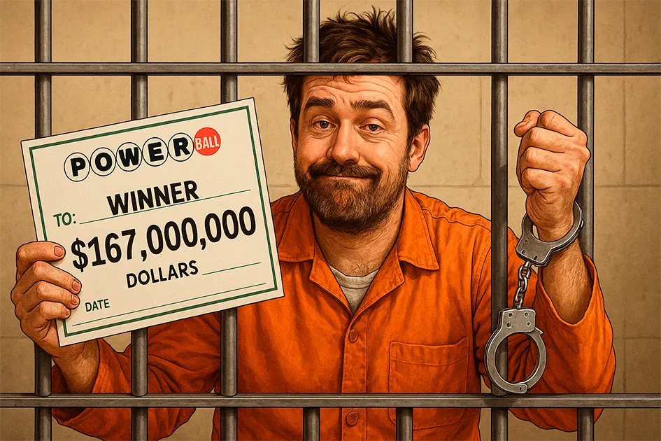 Featured image for “167 millones y una celda: ¿puede la suerte arruinarte la vida?”