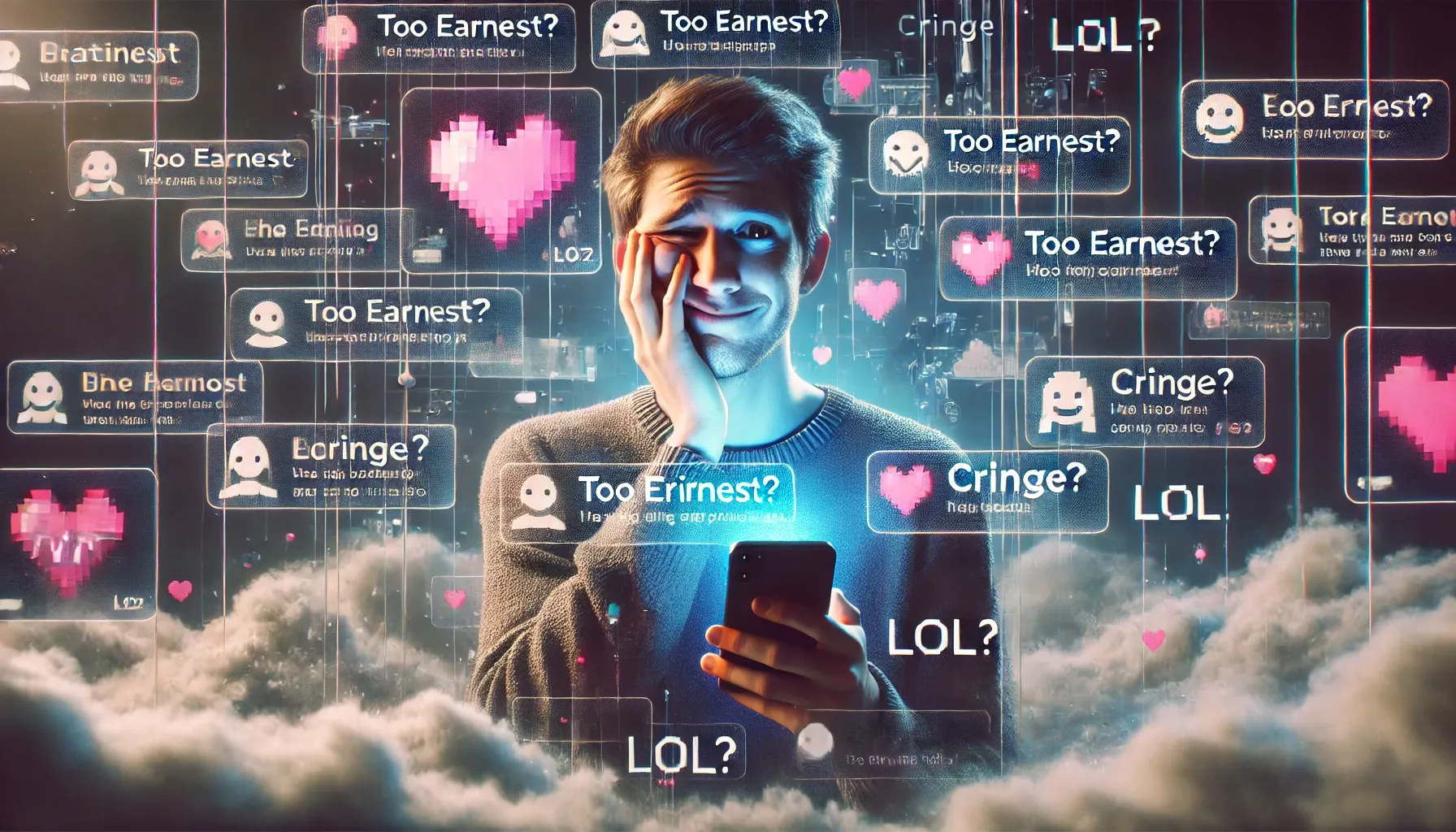 Featured image for “Cringe es amor: ¿Por qué Gen Z prefiere morir antes que parecer sincero?”
