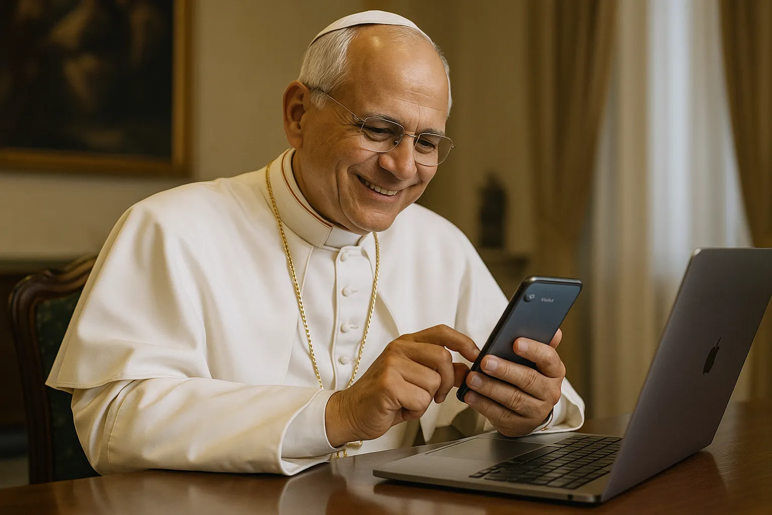 Featured image for “El Papa tuitero resucita: ¿Fe digital o algoritmo divino?”