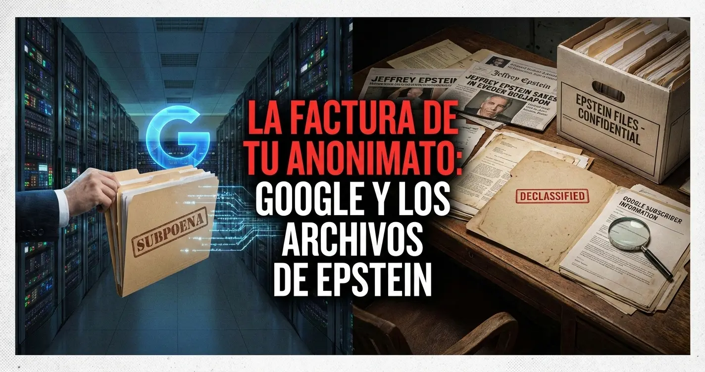 Featured image for “Tu privacidad es una quimera: Jeffrey Epstein acaba de publicar la factura de tu «anonimato» digital”