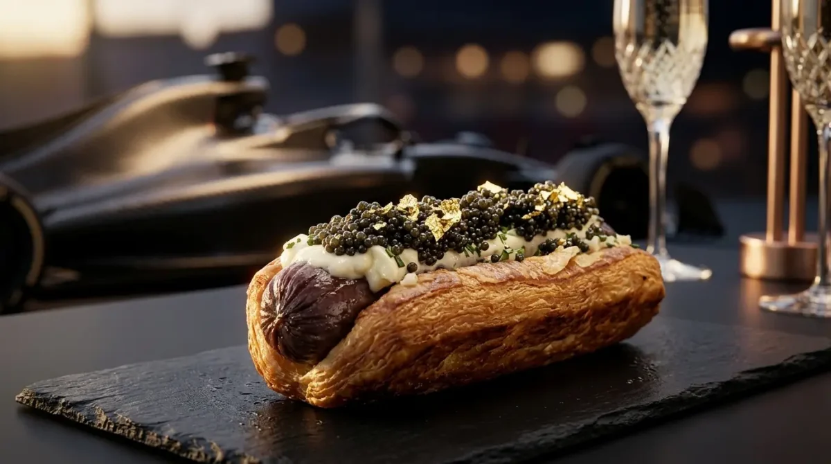 Imagen ilustrativa de un perro caliente gourmet.