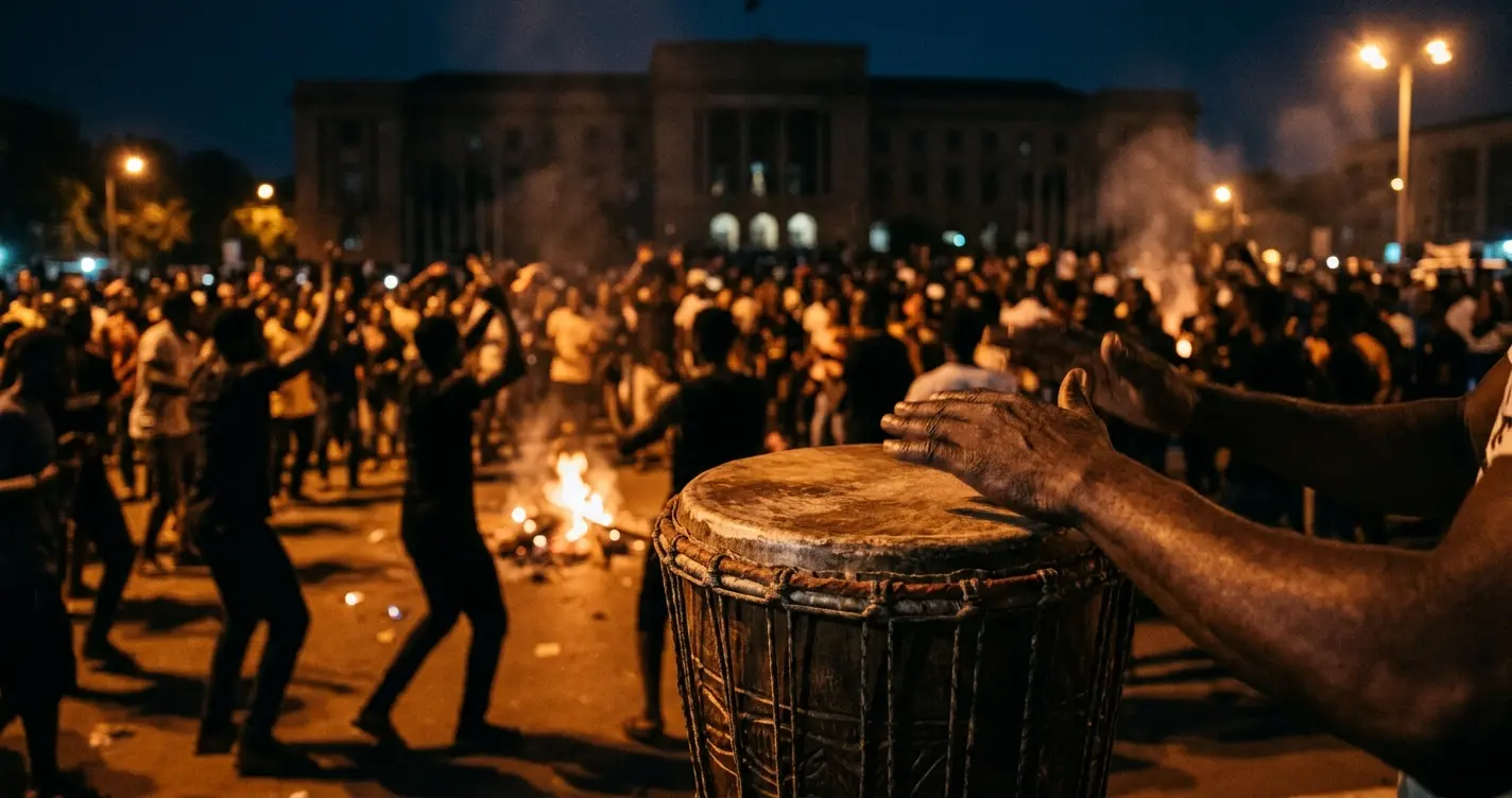 Featured image for “La revolución que sonaba a tambor: cómo la música derrocó a un dictador en Sudán”